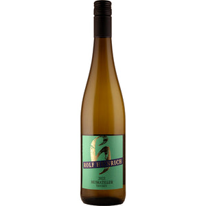 Muskateller trocken, 0,75 Liter Flasche, Jahrgang 2021, grünes Etikett, Weingut Heinrich